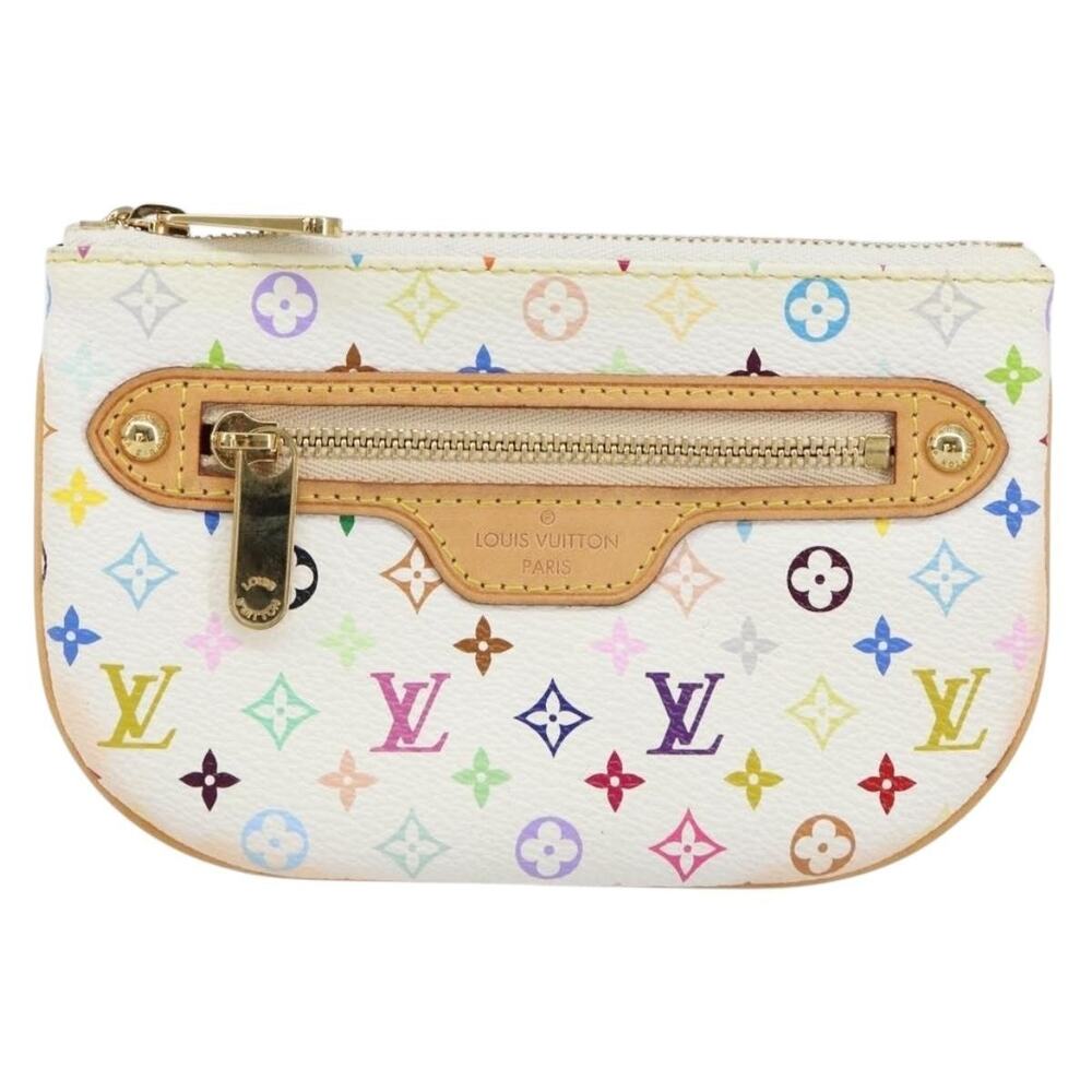 Louis Vuitton Monogram Multicolor Pochette MM Pouch White
